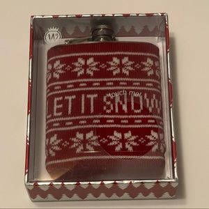 Flask with Sweater - New - 7 oz